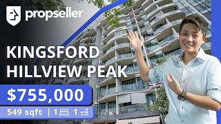 A Stylish Gem Near Hillview Mrt 1-Br Unit Kingsford Hillview Peak Propseller Property Tours