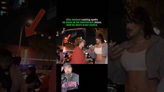 Witch tries to Cast Spell on Bryce Crawford 🤔 #evangelist #jesus #preach #witch Net Worth