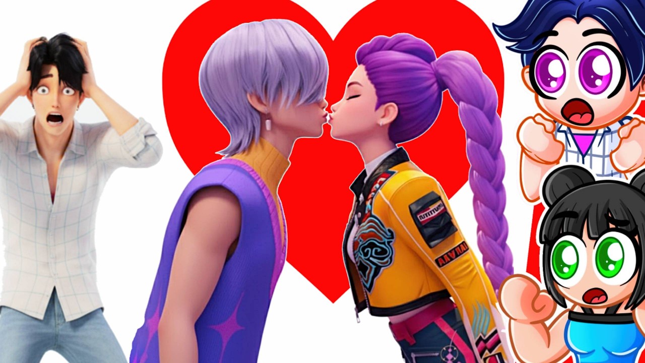 Jinu and Zoey REACT to RUMI LOVES MYSTERY!!!