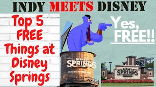 Top 5 FREE things at Disney Springs