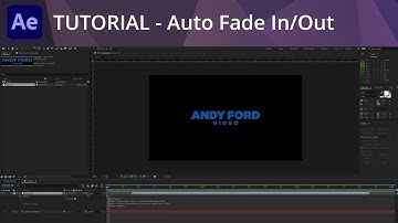 After Effects Tutorial - Auto Fade In/Out