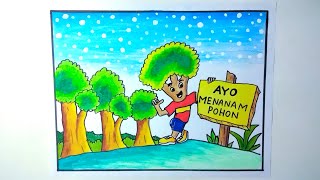Gambar poster lingkungan - POSTER PELESTARIAN LINGKUNGAN