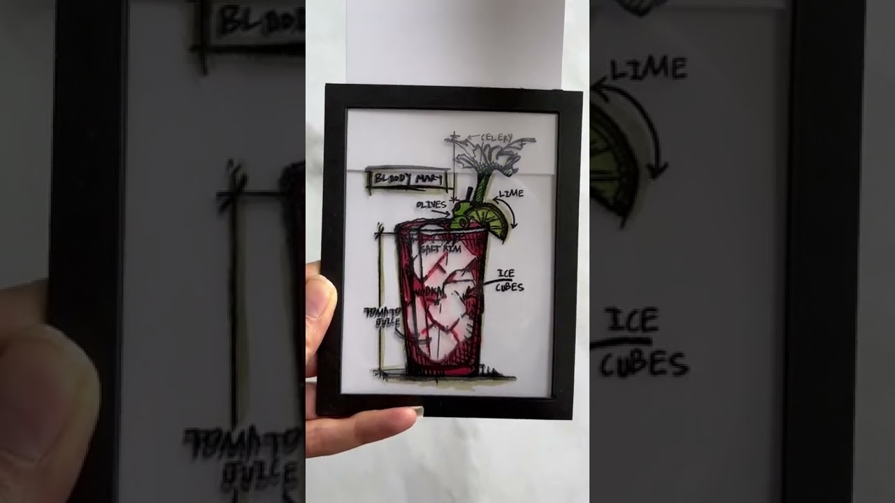 Magic Slider Cocktail Card - Scrappy Hour