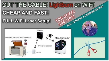 ✂️ KNIP DE KABEL van uw laser door! WiFi met elke DSP-lasergraveerder!