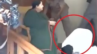 Terror Or Respect? Mps Touching Feet Of Tamil Nadu Cm Jayalalithaa