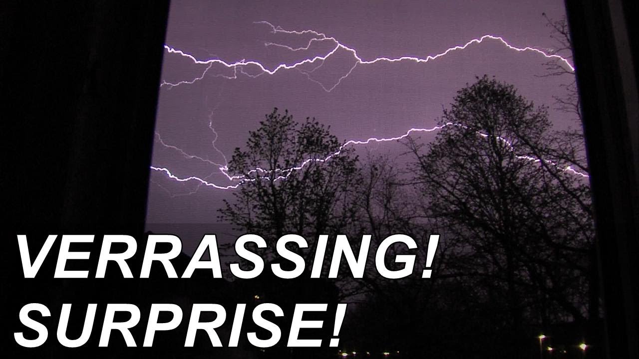 Luid en fel: onweer op 9 april 2024