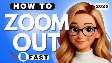 How to Zoom Out on Google Docs