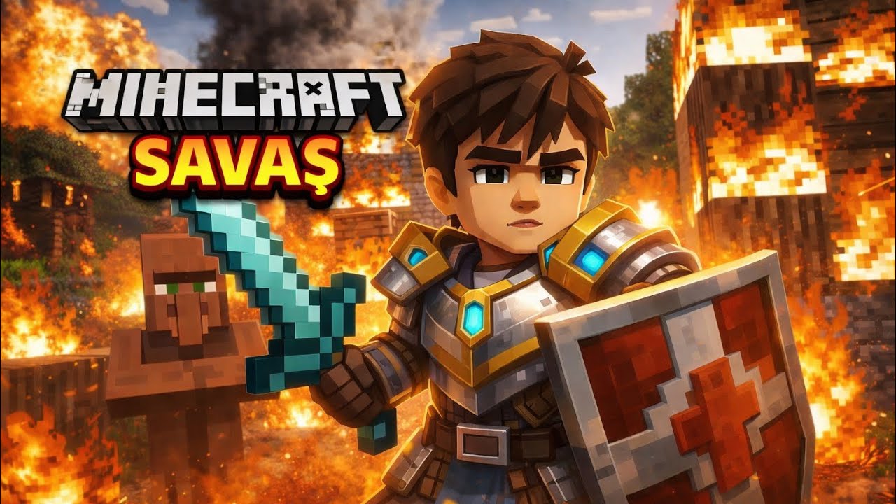 MİNECRAFTA KÖYÜ YAKTIM VE HEPSİNİ ÖLDÜRDÜM. 🫡#trending #minecraft # ...