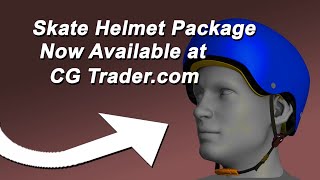 Skate Helmet Package at CGTrader