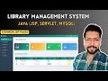 Library Management System Project in Java | JSP, Servlet, MySQL | Java Project | Part 3