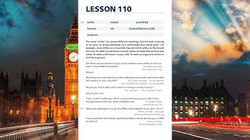 Lesson 110 - Stage 7 | Callan Method | Student