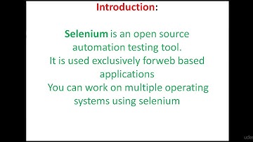 Selenium History