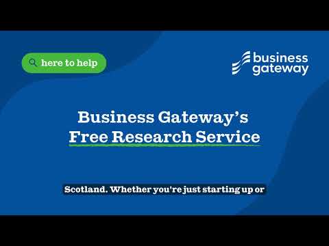 Business Gateway Research Service - video from Business Gateway