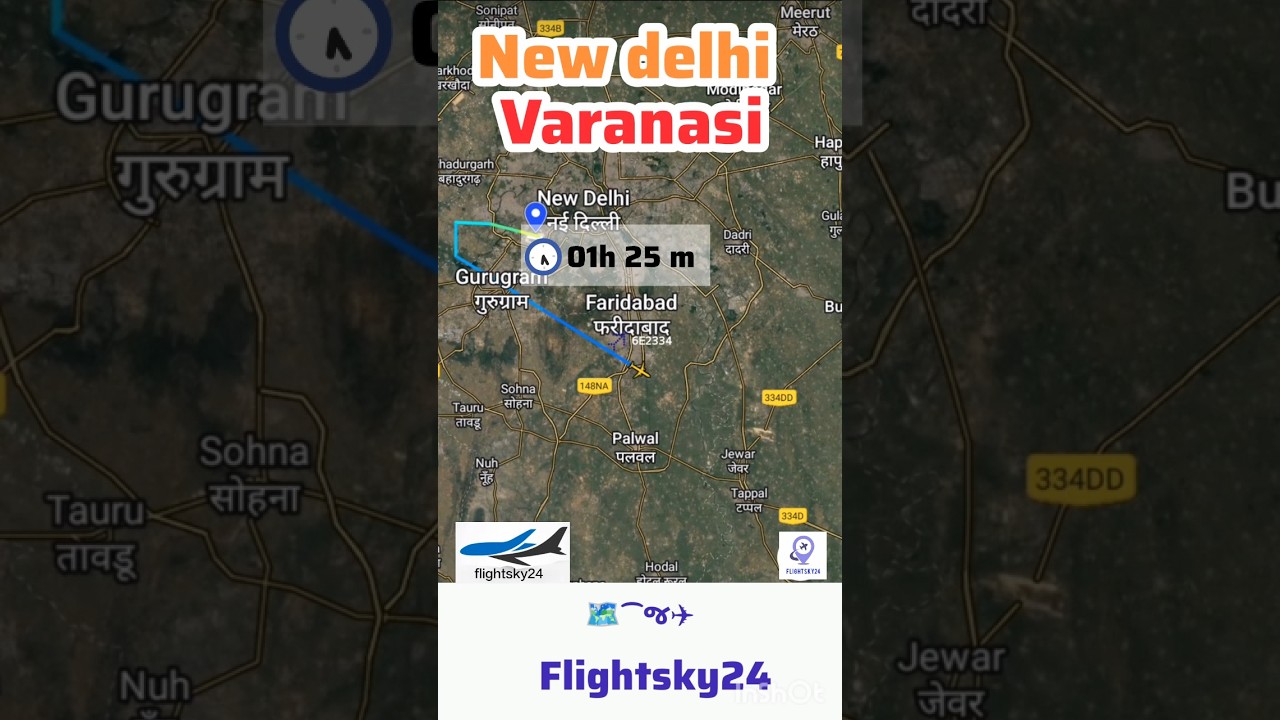 New delhi to Varanasi flight | #newdelhi #varanasi #travel #indigo6e #kashivishwanath