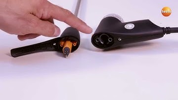 testo 350: Changing and cleaning modular gas sampling probe (11/13) | Be sure. Testo