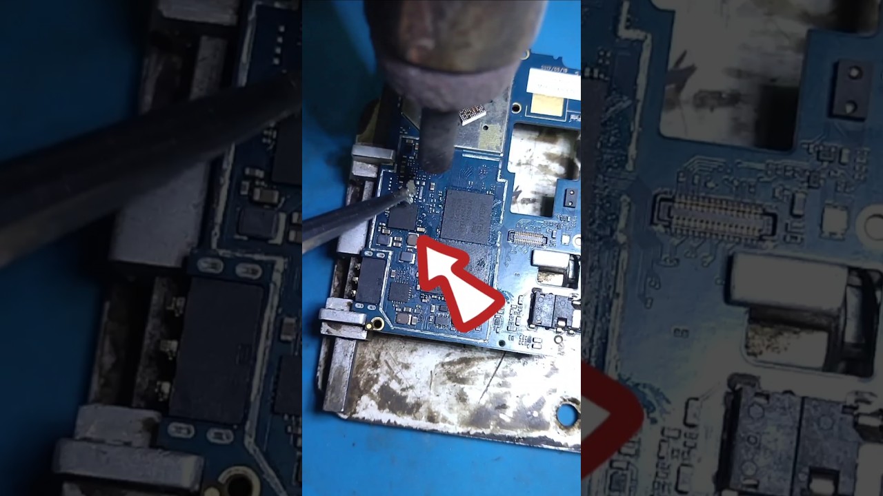 Broken power IC repairing easy tricks 