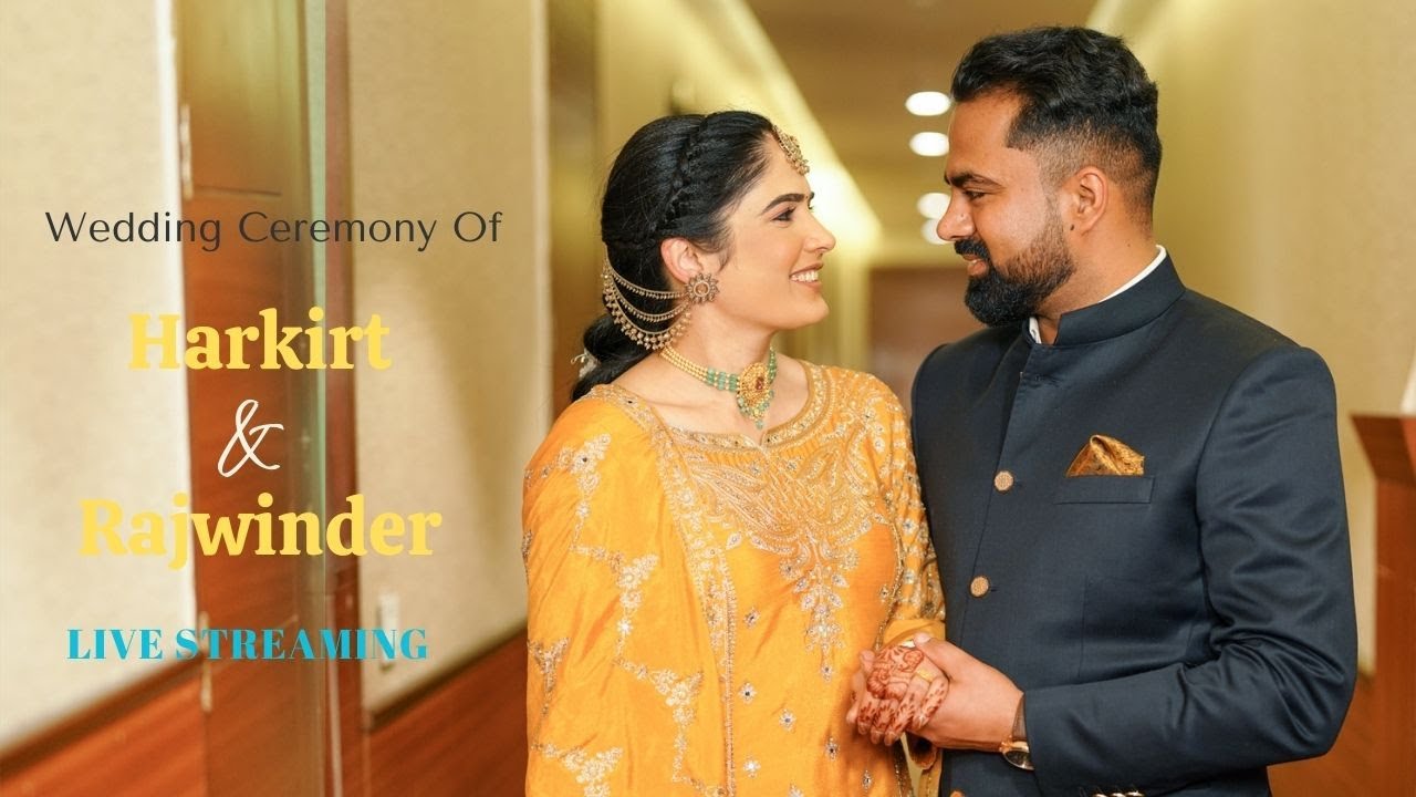 Wedding Ceremony Live Stream | Harkirt & Rajpreet | Sukhy Studio