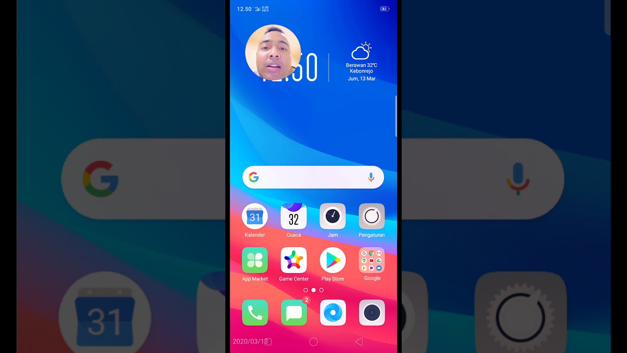 Cara screenshot layar di hp Oppo A5 YouTube