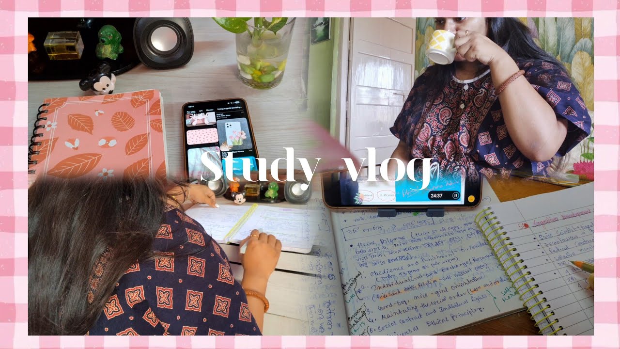 🍵📚📝 STUDY VLOG 📖 || Upper primary exam preparation 2025