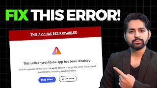 This Unlicensed Adobe App Has Been Disabled FIX #kkps screenshot 5