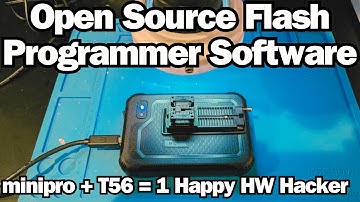 Open Source Flash Programmer Software - minipro FTW