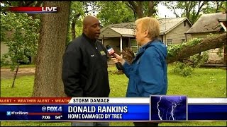 Tree falls on Dallas man's home