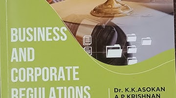 | 3rd sem BBA Calicut University FYUGP business and corporate regulations chapter 15|