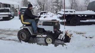 GT6000 6inch Pulley Speed Upgrade Plow Test