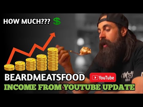 BeardMeatsFood Income from Youtube Update 2025