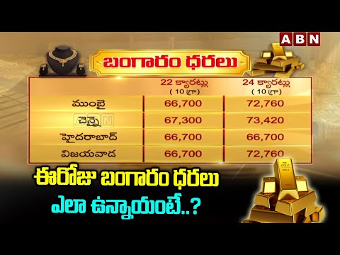 ఈరోజు బంగారం ధరలు ఎలా ఉన్నాయంటే..? | Today Gold Rates | ABN Telugu - ABNTELUGUTV