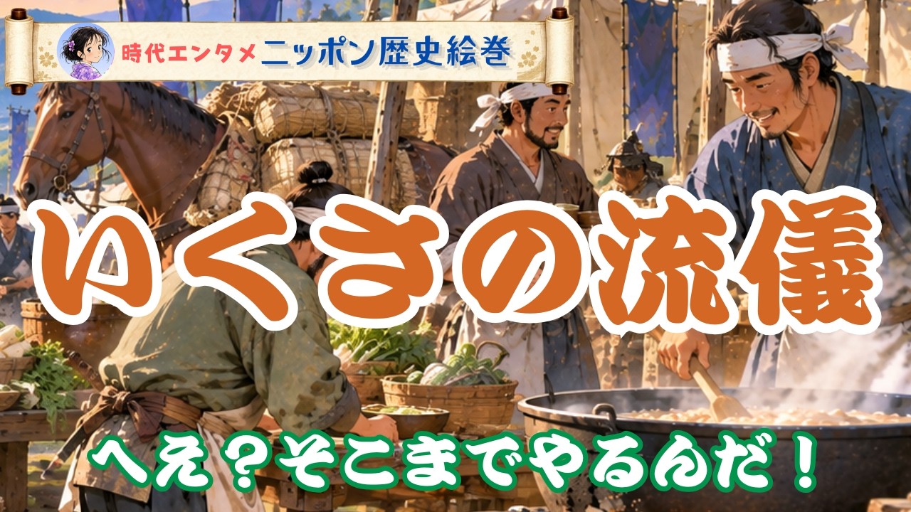 ニッポン歴史絵巻】戦国時代のいくさって、戦うだけじゃなかったんだ ニッポン歴史絵巻】戦国時代のいくさって、戦うだけじゃなかったんだ