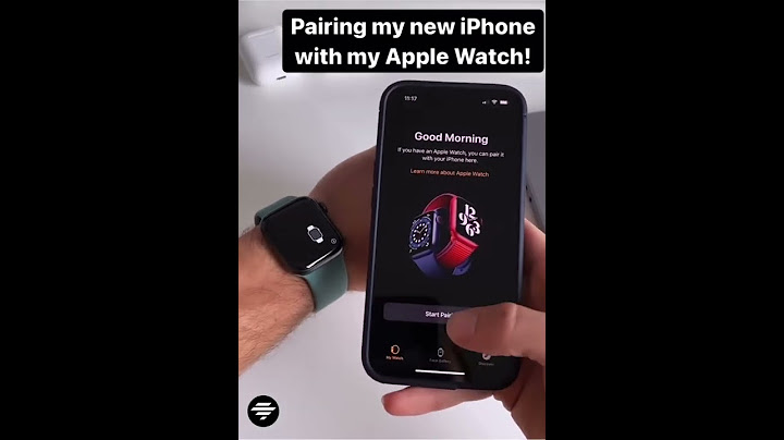Pairing my apple watch with iPhone 🔥