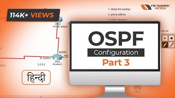 OSPF configuration in Hindi | Packet Tracer | Part 3