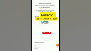 Ignou ka solved PROJECT DNHE=04 यहां मिलता है/ #ytshorts #short #ignouproject  #dnhe04 #viralshorts