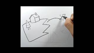 Drawing Earthquake #shorts