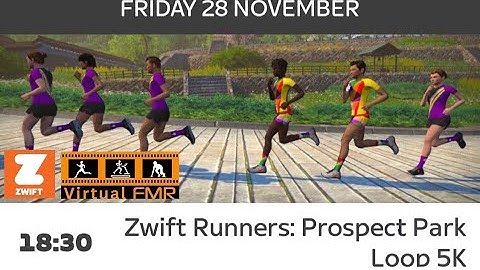 Zwift Runners: Prospect Park Loop 5K