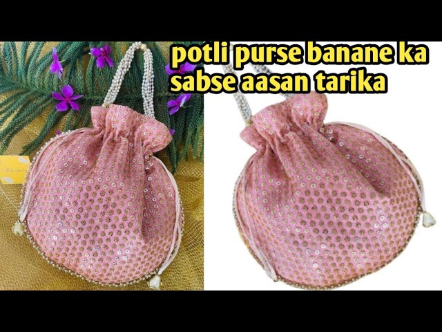 Cute Coin pouch making at home| Easy Bag making ideas/ bag cutting and  stitching/ handbag/ DIY purse - YouTube