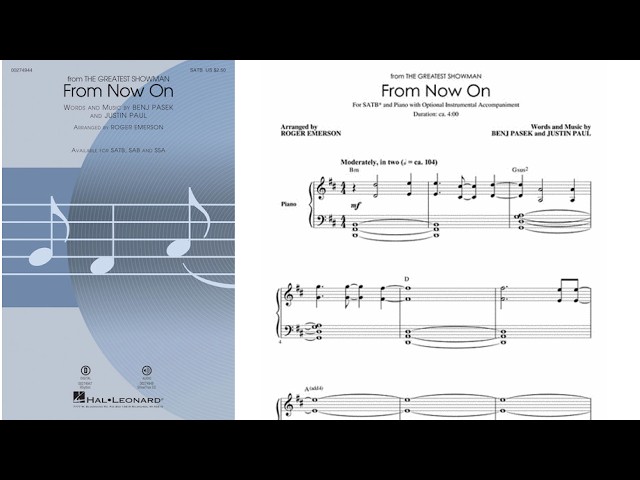 From Now On (from The Greatest Showman) | SATB Choir | Arr. Roger Emerson