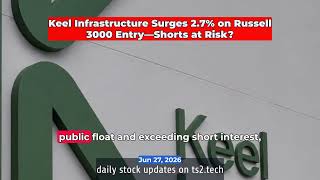 Keel Infrastructure Surges 2.7% on Russell 3000 Entry—Shorts at Risk? #NASDAQKEEL #StockMarket