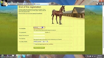 Howrse - Your Registration