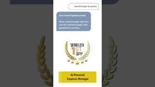 AI Powered Expense Tracker App