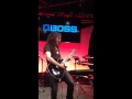 Marty Friedman solo jam at NAMM January 2014 for Boss Roland Clinic Megadeth