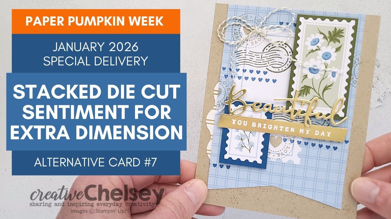 2/11/26 Надпись, вырезанная методом многослойной вырубки = Вау! Объемный эффект | Paper Pumpkin, ...