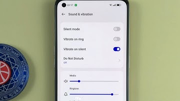 How to turn on/off Vibrate when silent on OPPO Reno7 Android 13