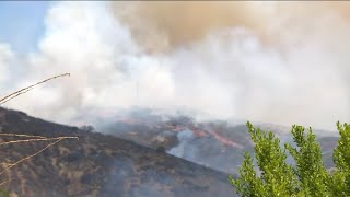2 brush fires in San Diego | Noon update