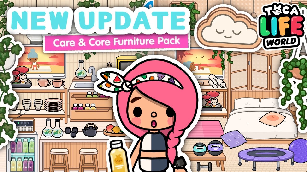 NEW UPDATE Care & Core Furniture Pack!! 😱😝💖 *OUT NOW * + NEW HOUSE