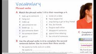 Form 3 Unit 4 Vocabulary | Phrasal Verb - answers discussion (page 50)