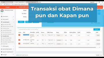 Aplikasi Apotek Online - Transaksi Penjualan Obat di software apotek