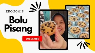 BOLU PISANG EKONOMIS, BAHAN IRIT CUMA 3 TELUR