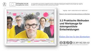 [DE] Big Data M3.2 : Praktische Methoden und Werkzeuge für datengestützte Entscheidungen